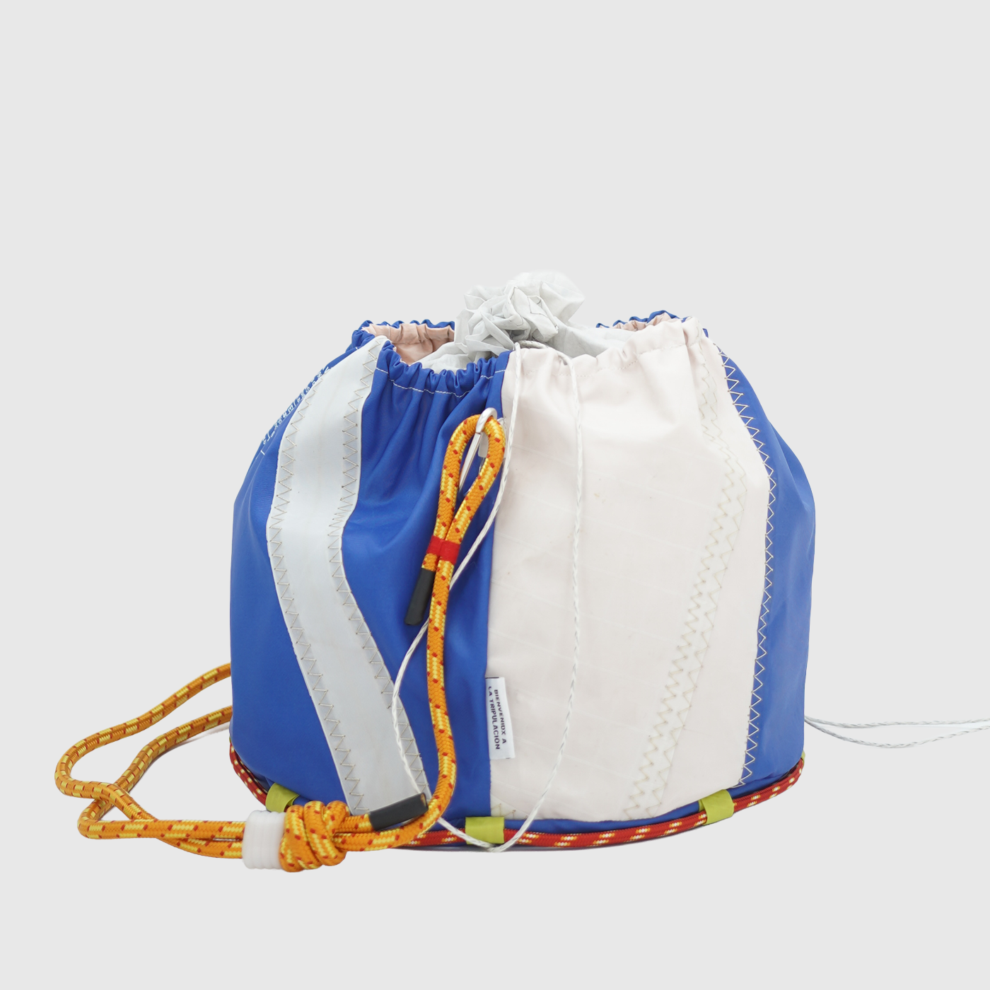 BOLSA GLOBO AZUL/BLANCO