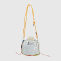BOLSA GLOBO BEIGE/VERDE